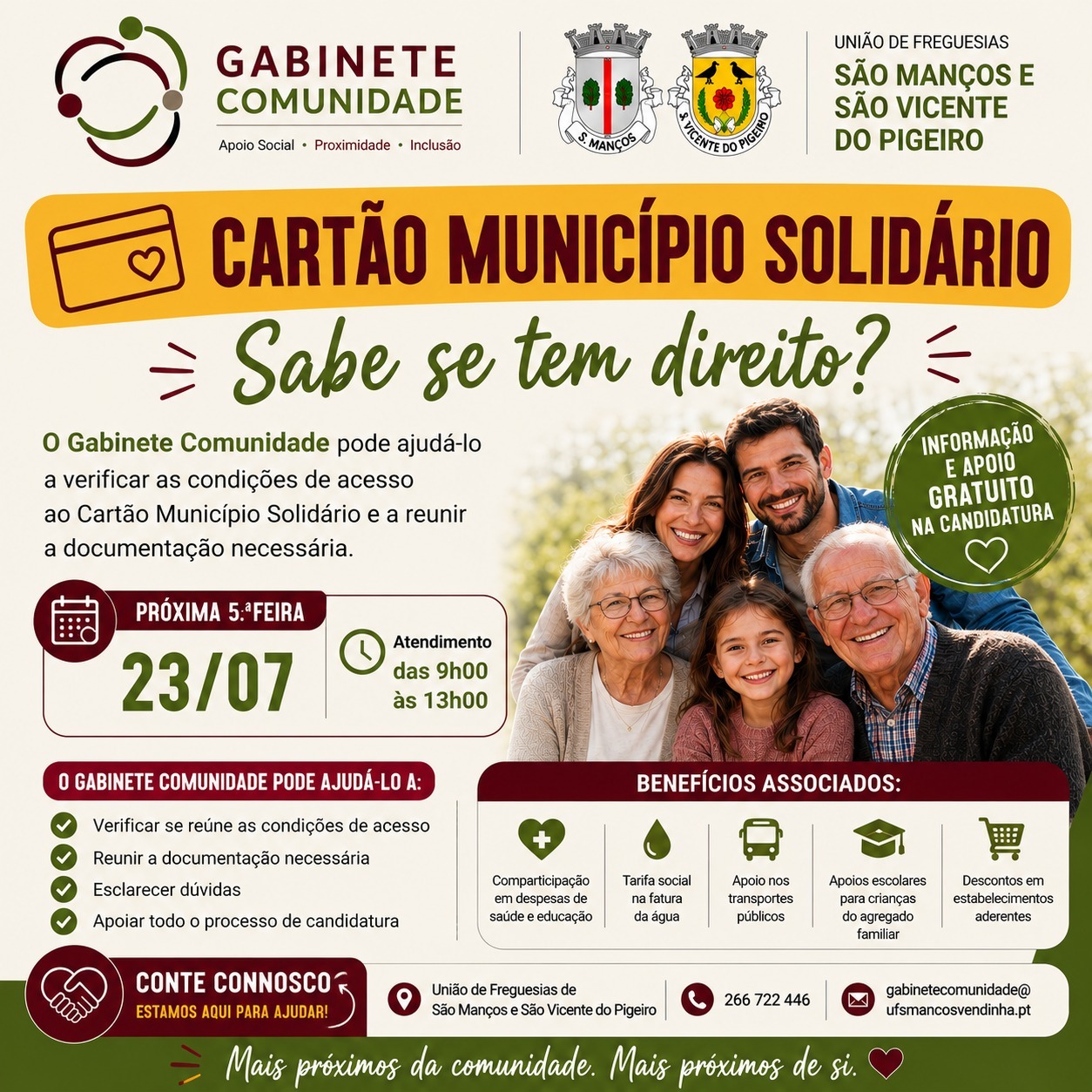 Gabinete Comunidade - Sess&atilde;o Aberta para apoio no Cart&atilde;o Municipio Solid&aacute;rio